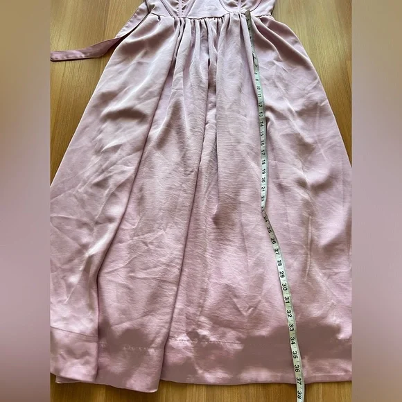 Aureta from Anthropologie Showstopper Midi Pink  Dress Size S - Picture 7 of 16